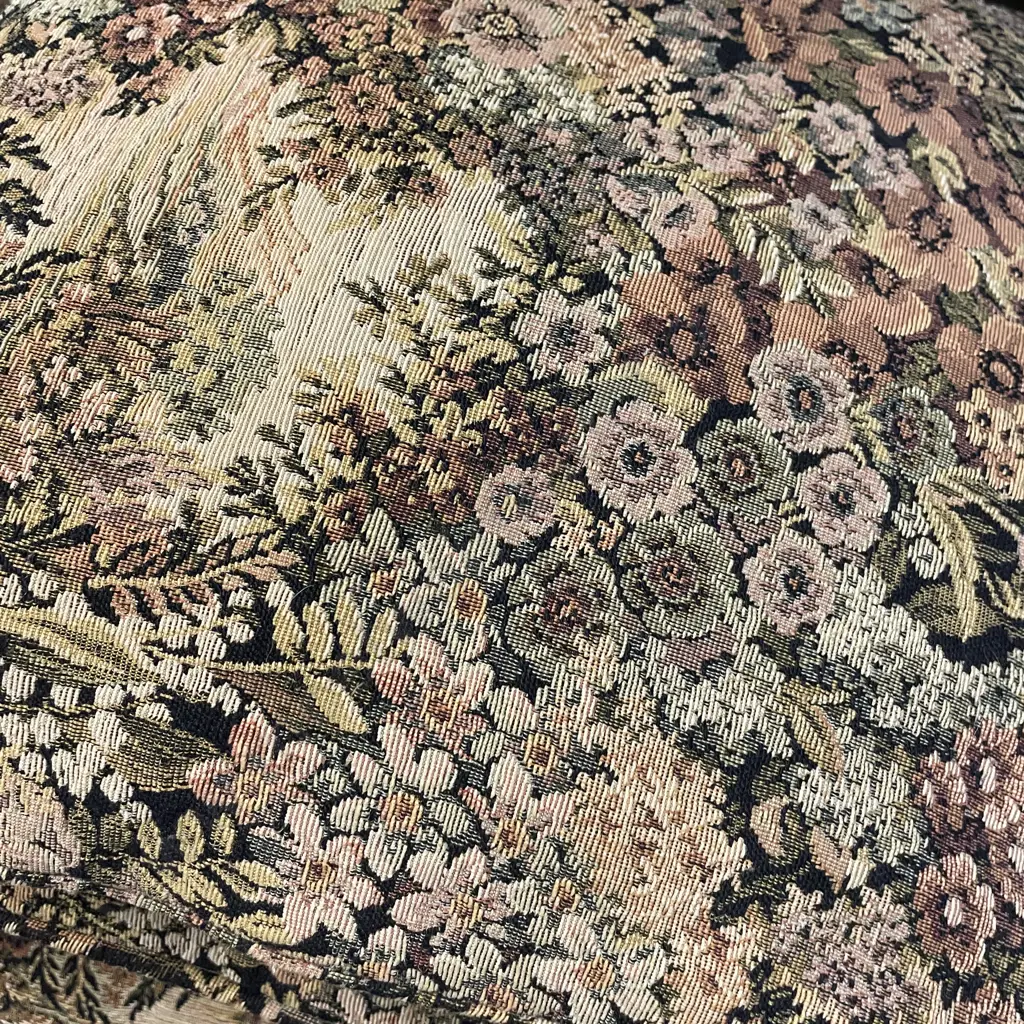 Set of 5 Vintage Floral Tapestry Scatter Cushions Image 1++