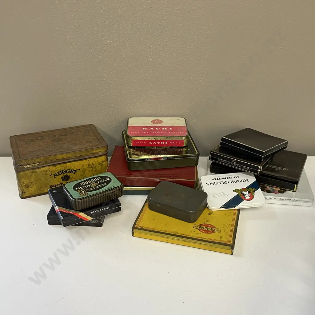 Assorted Vintage Tobacco Tins etc Image 1++