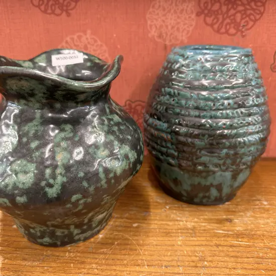 Signed Art Pottery Vases x 2