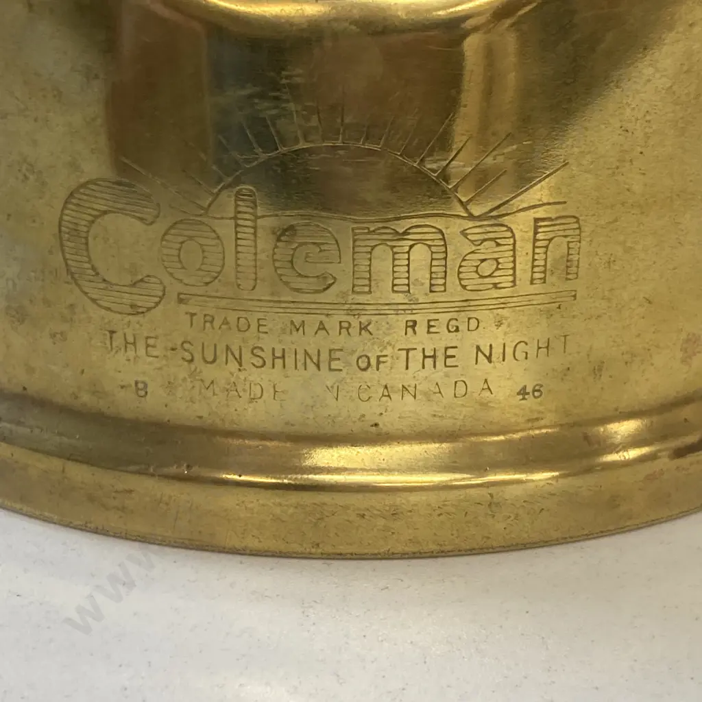 1948 COLEMAN #257 "EMPIRE" Kerosene Lantern (Kero / White Spirits), 500 C.P In Custom Storage Box Image 1++