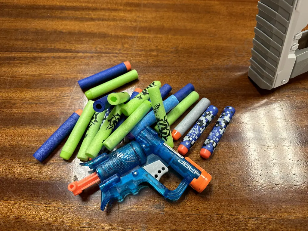 Nerf Accustrike Raptor Strike Modulus & Bullets With Nerf Jolt & Bullets Image 1++