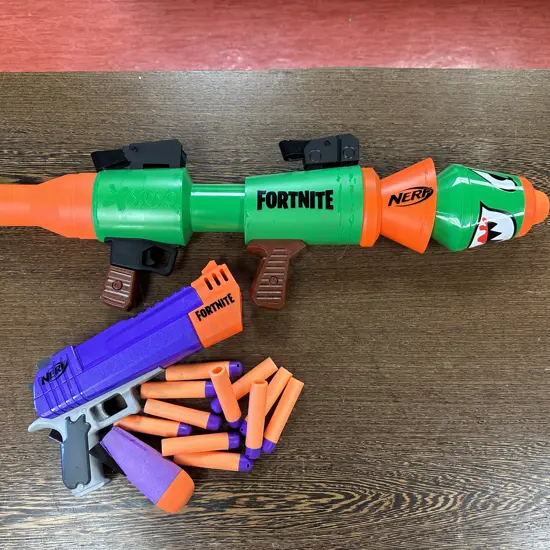 Collectable Nerf Fortnite Weapons & Bullets