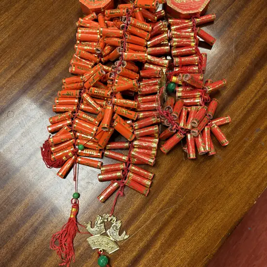 Chinese Celebration Cracker Strands x 4