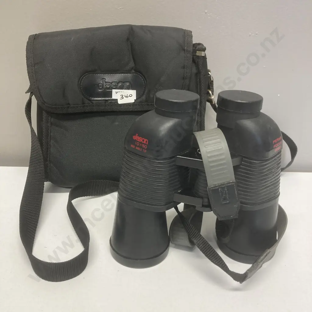 Jason Perma Focus 2000 Binoculars in case Image 1++