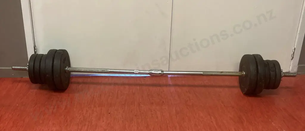 Weight Bar With 16Kg of Weights Image 1++