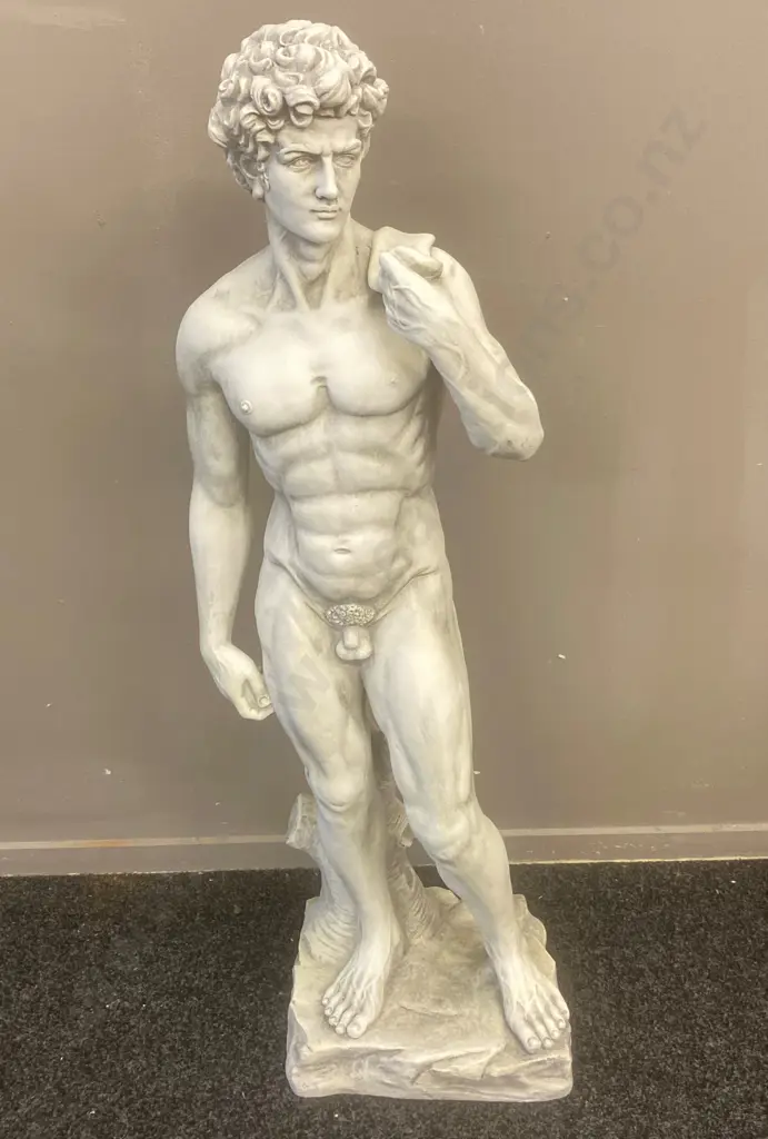Michelangelo's David Sculpture, H1.18m, Resin Image 1++