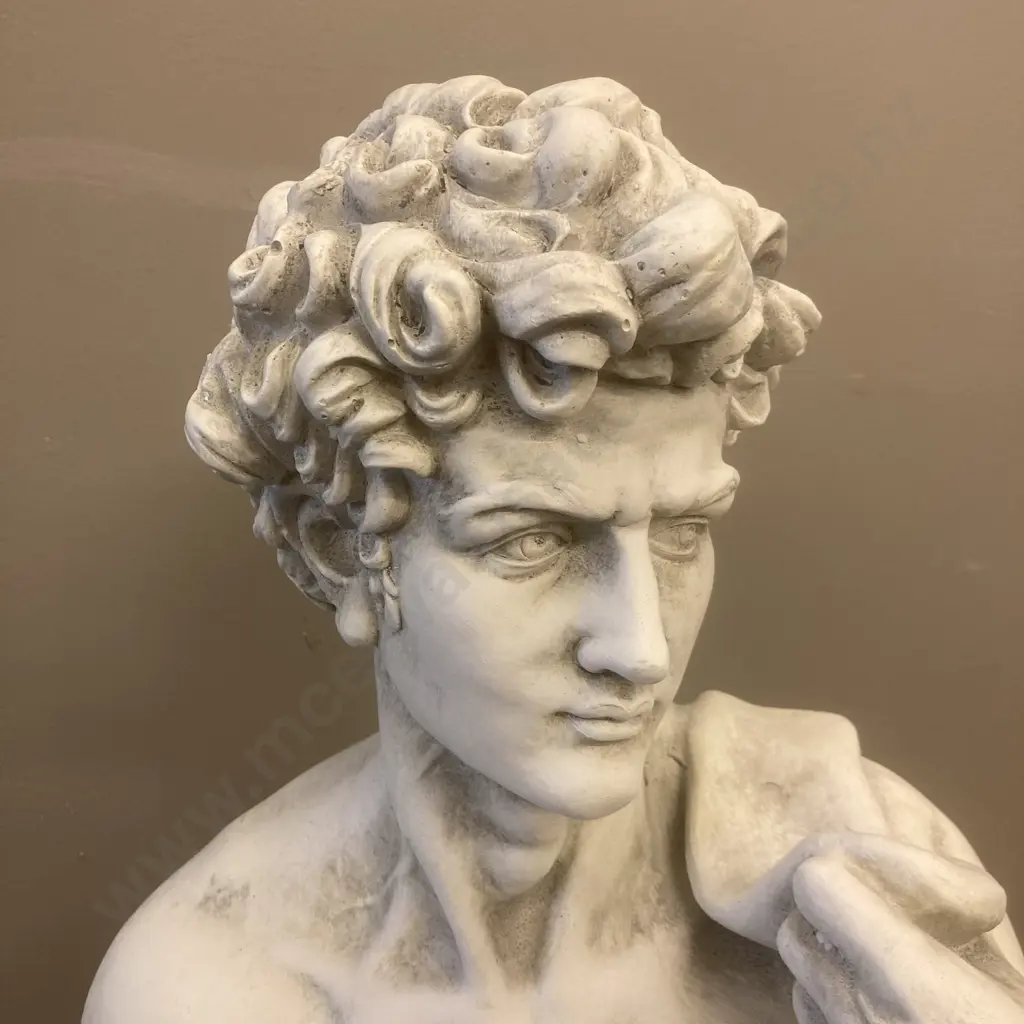 Michelangelo's David Sculpture, H1.18m, Resin Image 1++