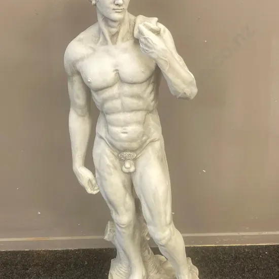 Michelangelo's David Sculpture, H1.18m, Resin