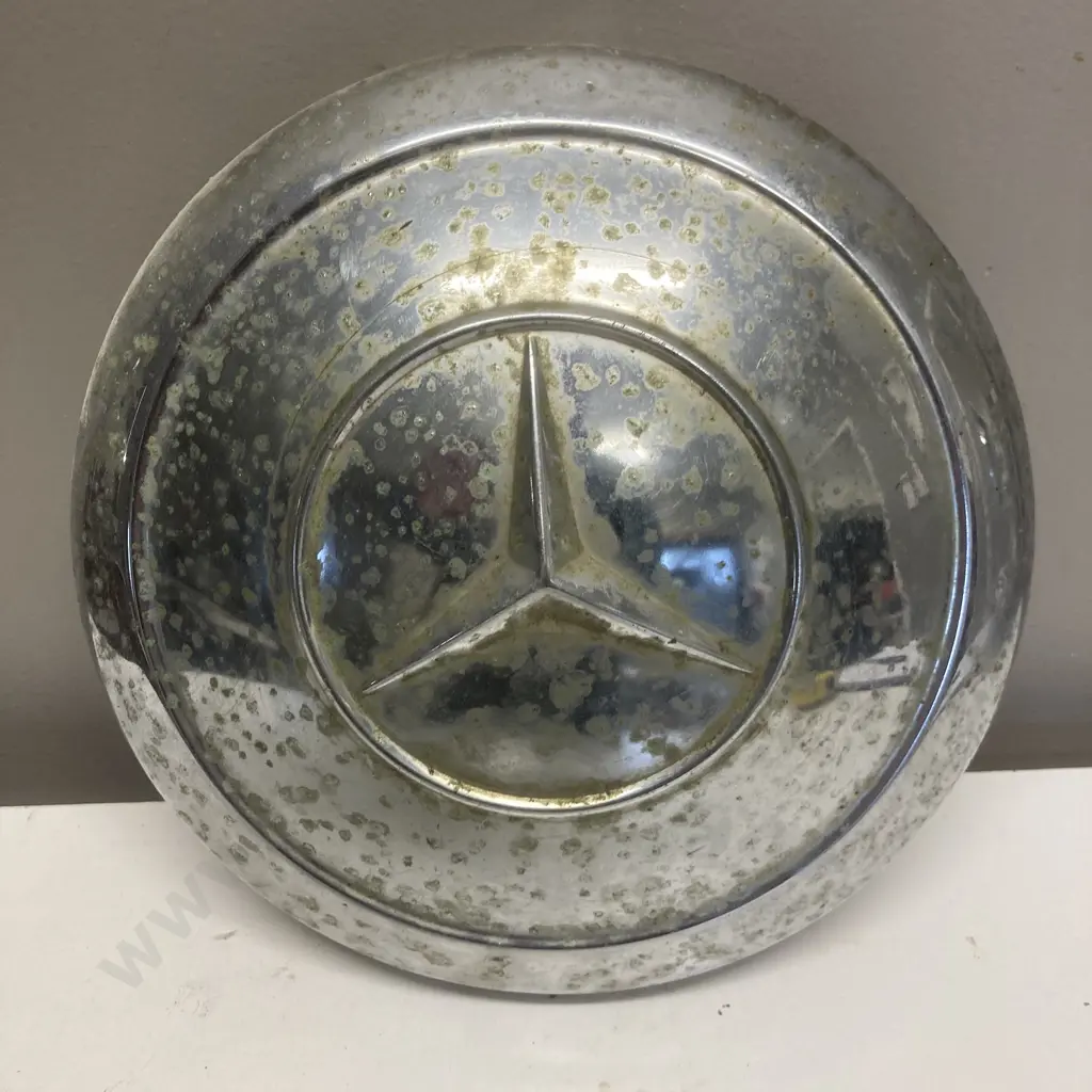 Vintage Mercedes Benz Dog Dish Hub Cap Image 1++