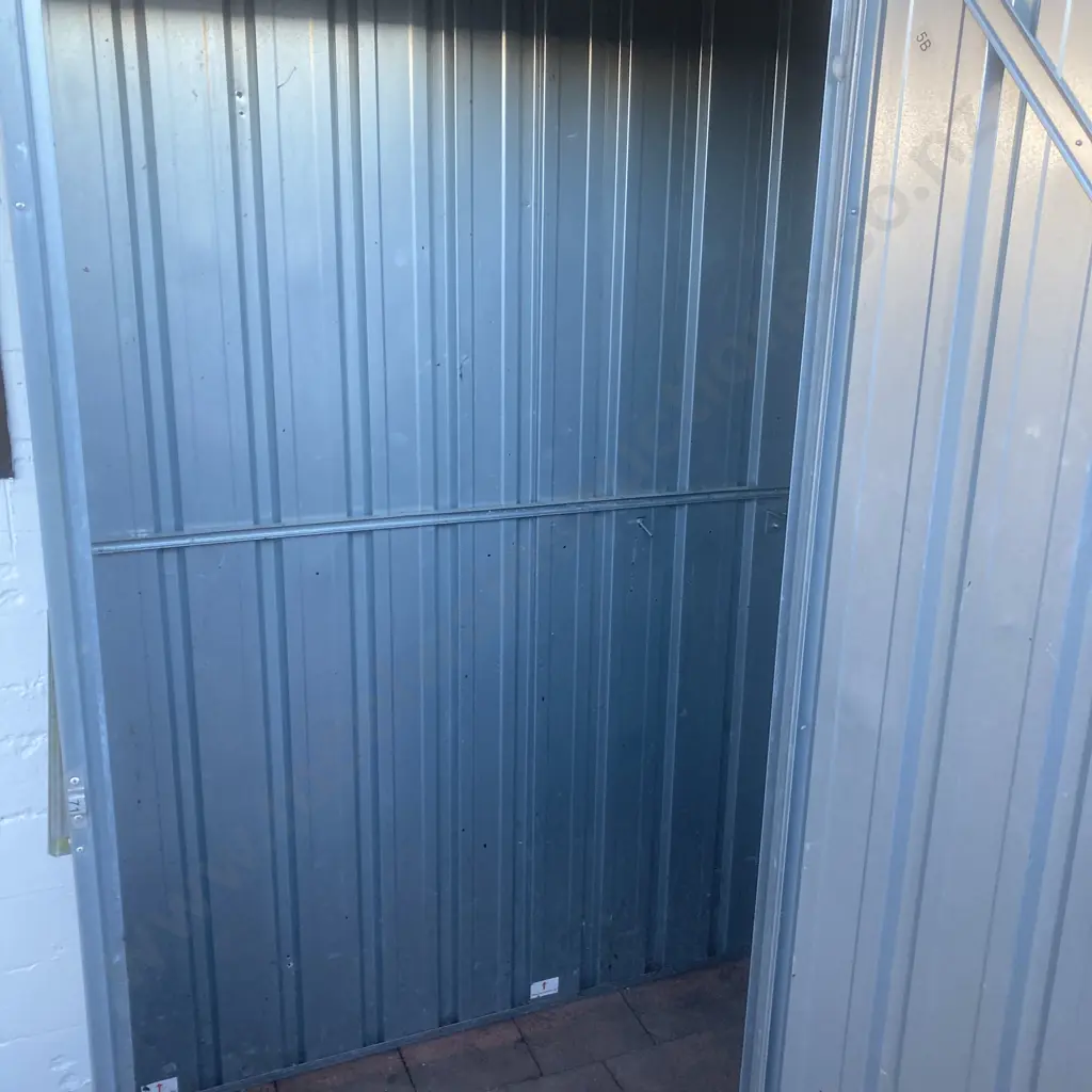 Pinnacle Zinc Garden Shed, Single Door, H192 W151 D85cm Image 1++