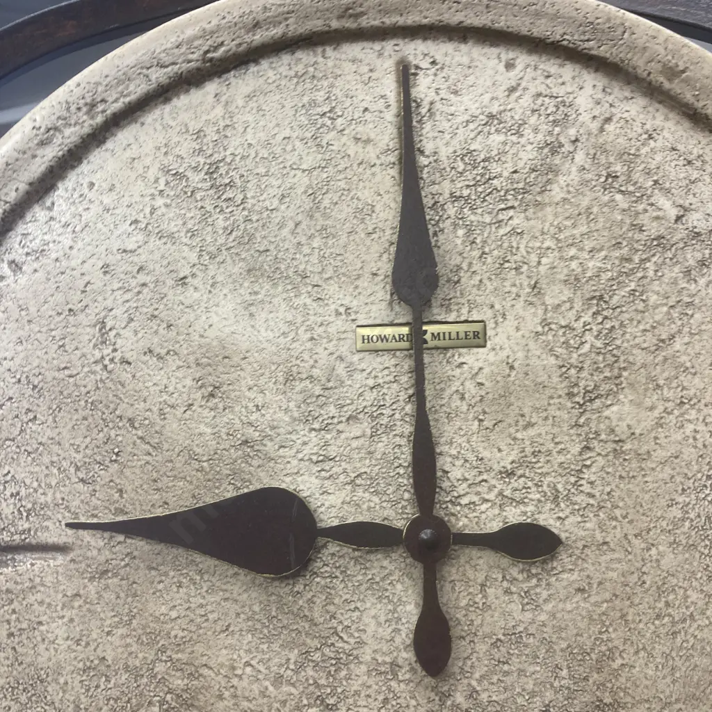Howard Miller Vercelli 615-004 Floor Clock, Cast Stone Dial, Quartz, Battery Operated Dual Chime Movement, H215cm Image 1++