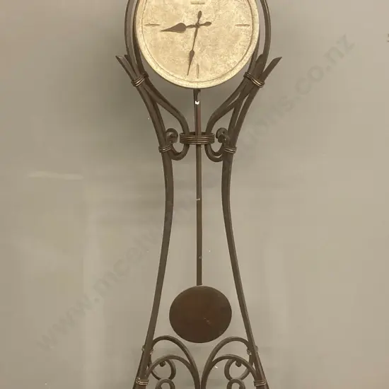 Howard Miller Vercelli 615-004 Floor Clock, Cast Stone Dial, Quartz, Battery Operated Dual Chime Movement, H215cm