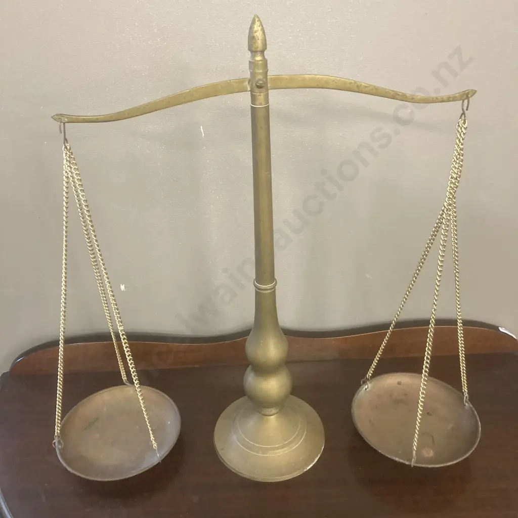 Large Brass Scales, 50 x 50cm Image 1++