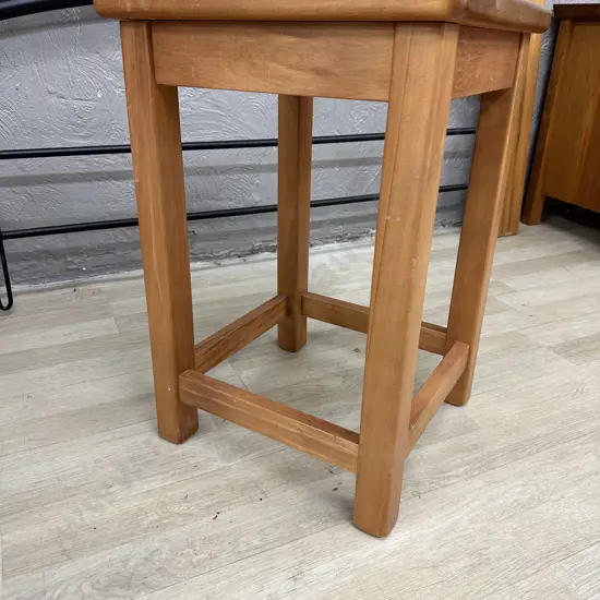 Rimu Kitchen Stool, H55 W38 D38cm