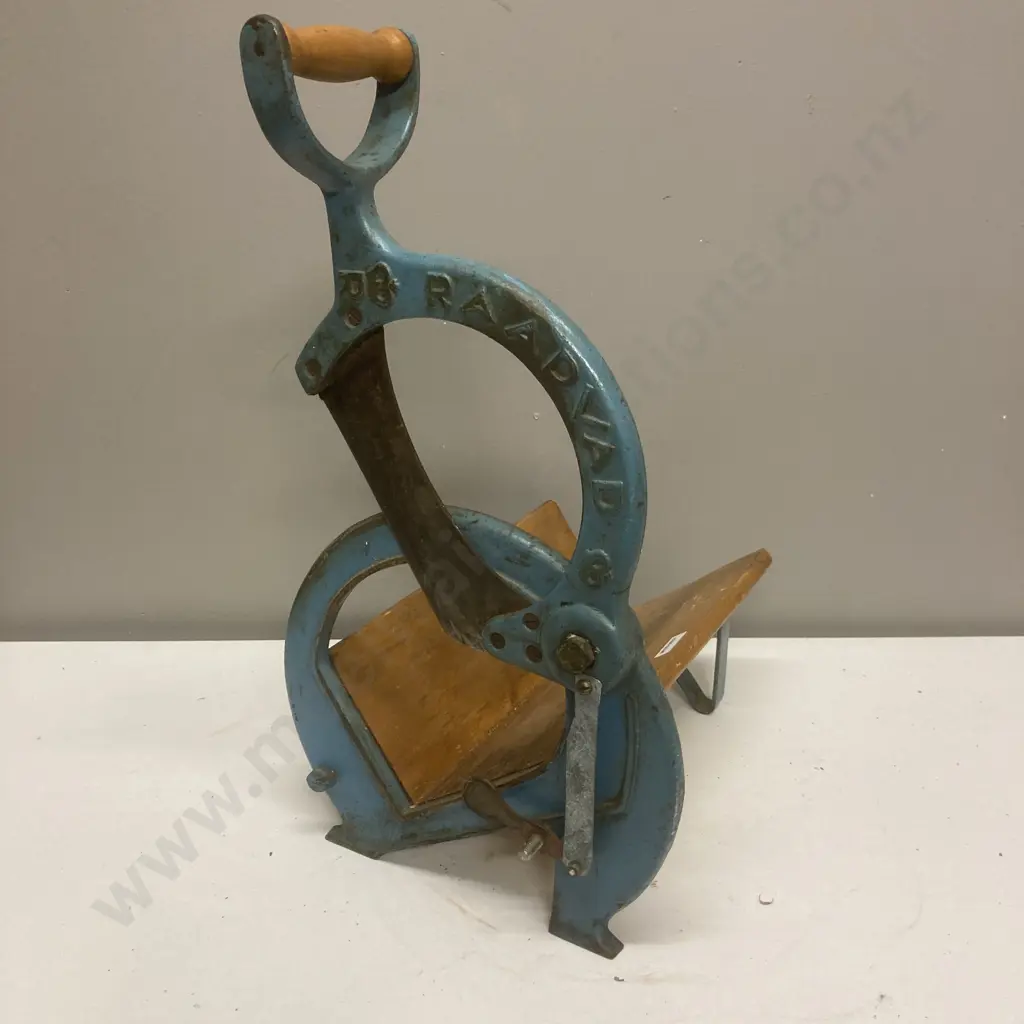 Vintage Blue Danish RAADVAD No 294 Bread Slicer, H25 W34 D25cm Image 1++