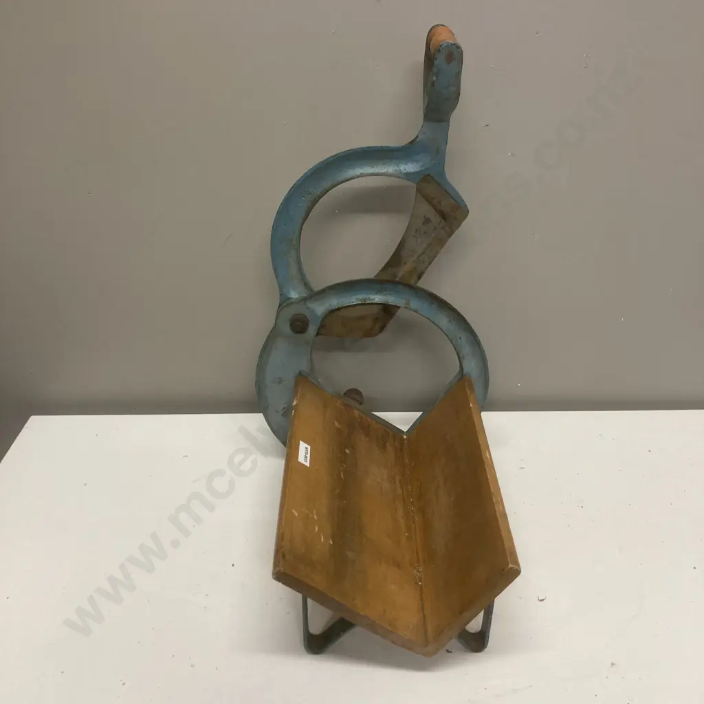 Vintage Blue Danish RAADVAD No 294 Bread Slicer, H25 W34 D25cm Image 1++