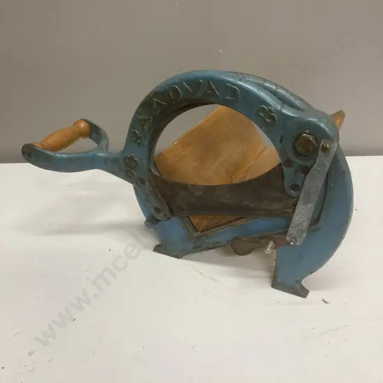 Vintage Blue Danish RAADVAD No 294 Bread Slicer, H25 W34 D25cm