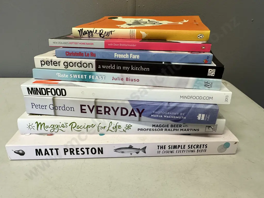 Selection of Cook Books Including Maggies Recipe For Life Image 1++