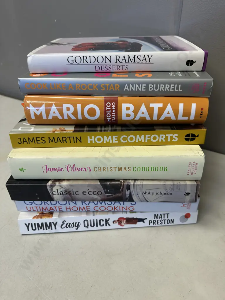 Selection of Cook Books Including Gordon Ramsay Image 1++