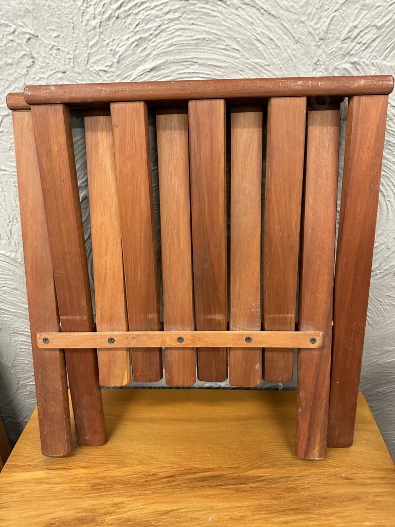 Wooden Slat Magazine Rack Image 1++