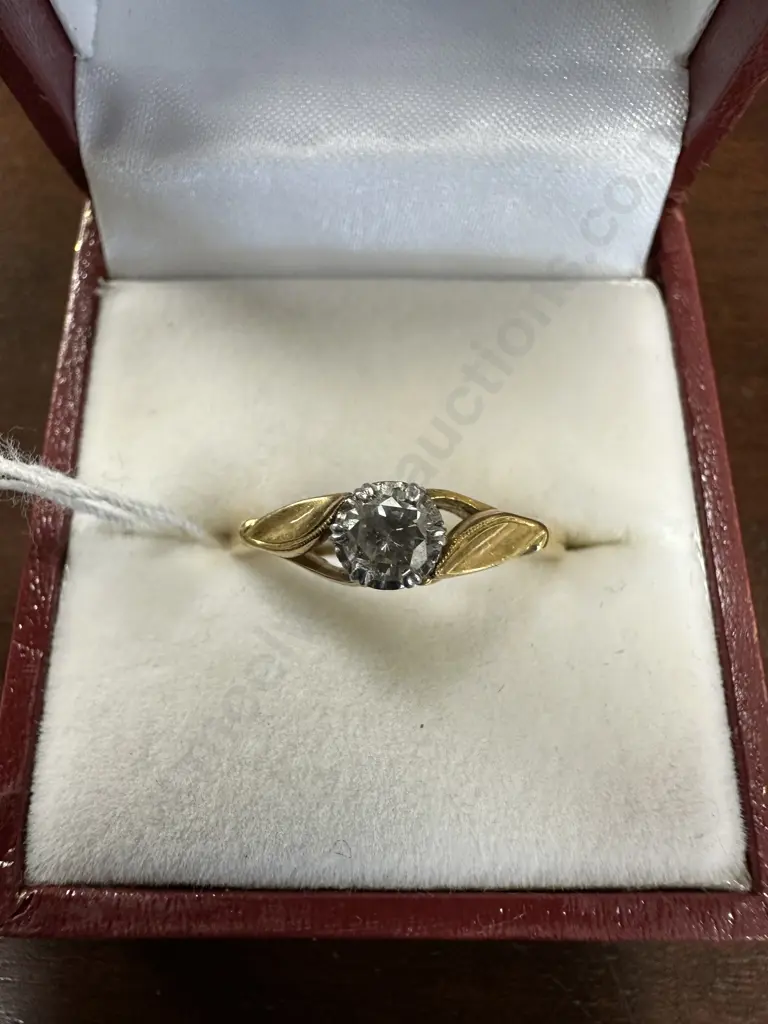 Vintage Solitaire Courtship Diamond Ring Stamped 9ct & CJ McCarthy Ltd Paperwork Dated 12th May 1967 Image 1++