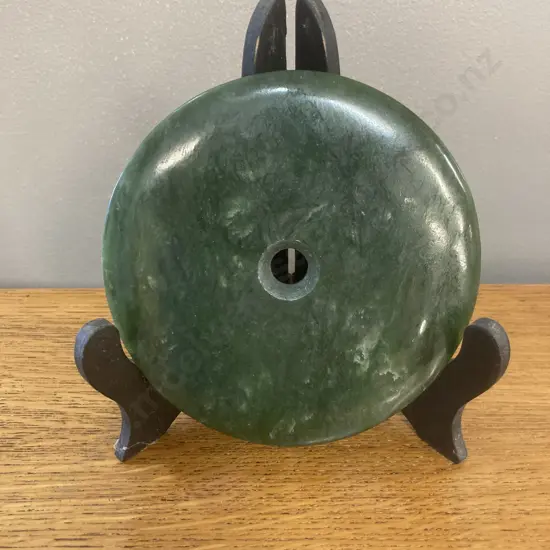 Large Greenstone Disc (Circle Of Life), 12cm