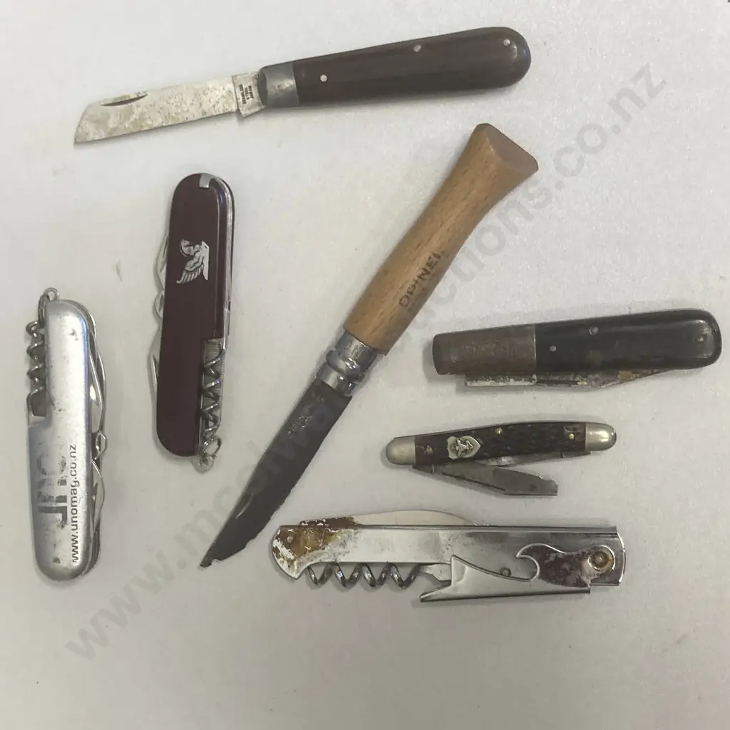 Lot of 7 Pocket Knives (Some As Found) Image 1++
