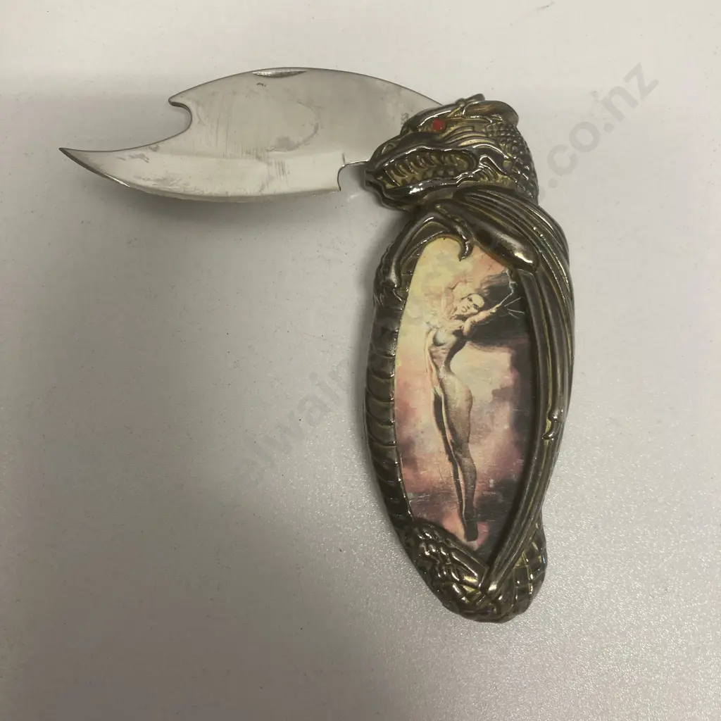 Fantasy Pocket Knife - King Stone Collection Image 1++