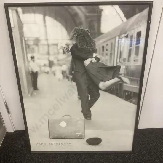 Marc Trautmann Edition Tushita (Welcome Home) 82 x 62cm Glazed Black Frame