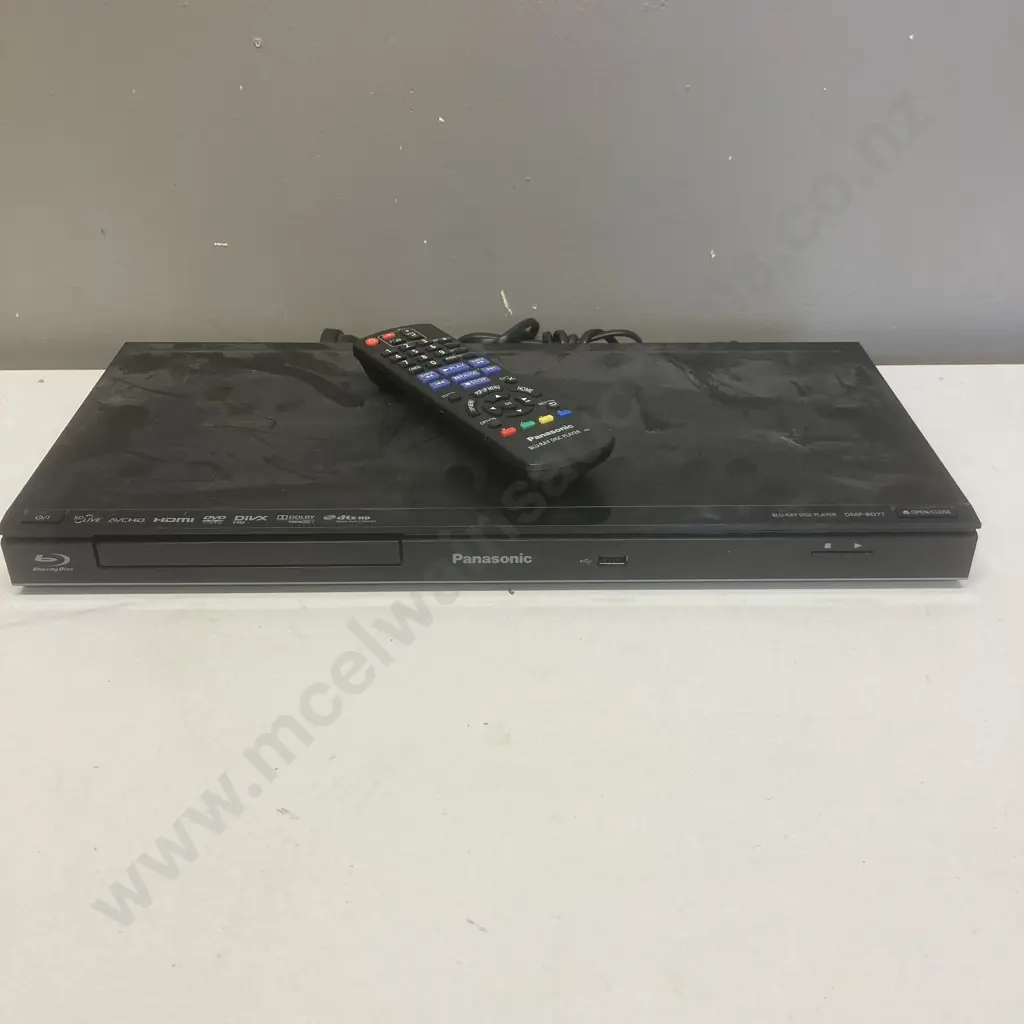 Panasonic DMP-BD77 Blu-ray Disc Player With Remote Control Image 1++