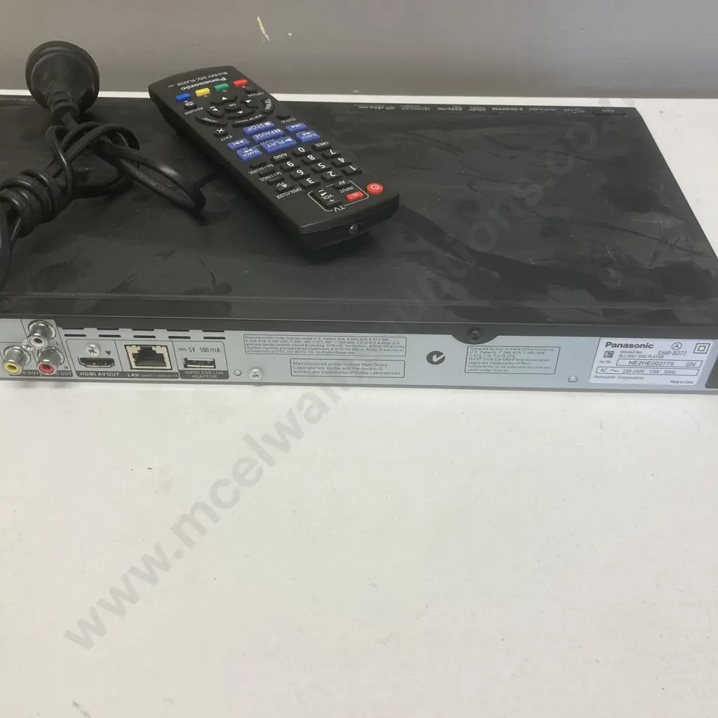Panasonic DMP-BD77 Blu-ray Disc Player With Remote Control Image 1++