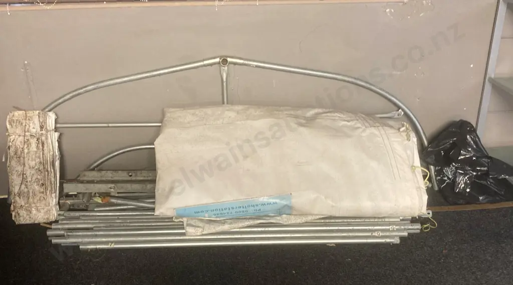 Shelter Station Portable Freestanding Shelter - H2.3 W2.8 L5.0m Image 1++