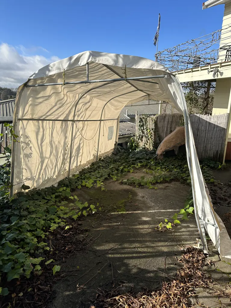 Shelter Station Portable Freestanding Shelter - H2.3 W2.8 L5.0m Image 1++