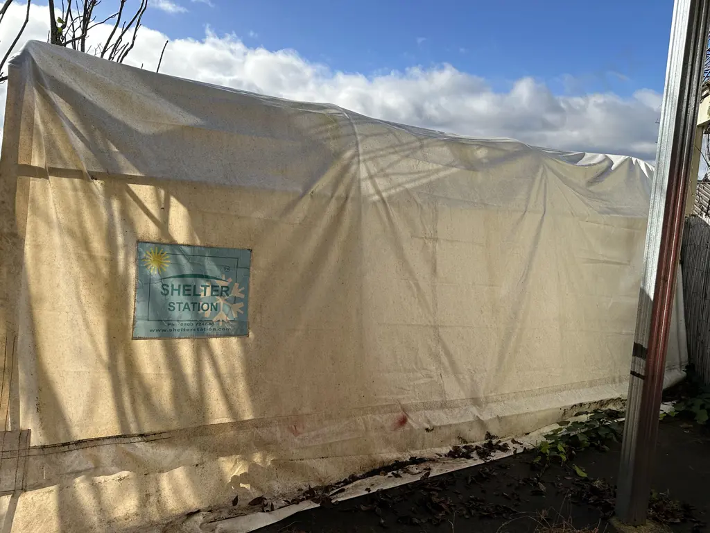 Shelter Station Portable Freestanding Shelter - H2.3 W2.8 L5.0m Image 1++