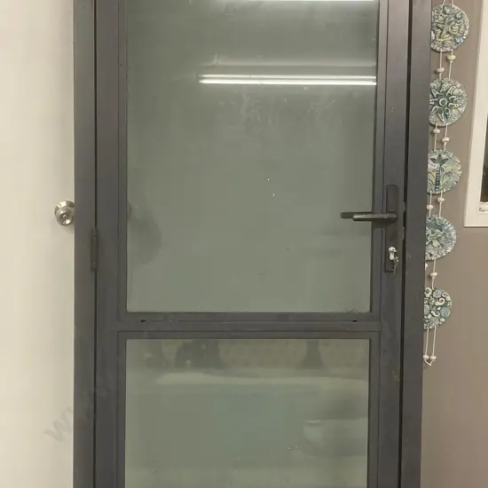 Aluminium External Door & Frame With Key, 204 x 94cm