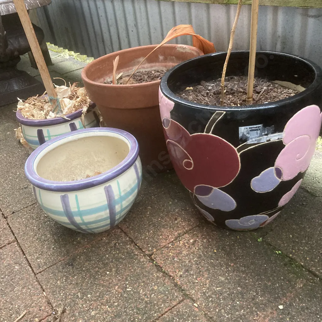 Lot of 4 Plant Pots Image 1++