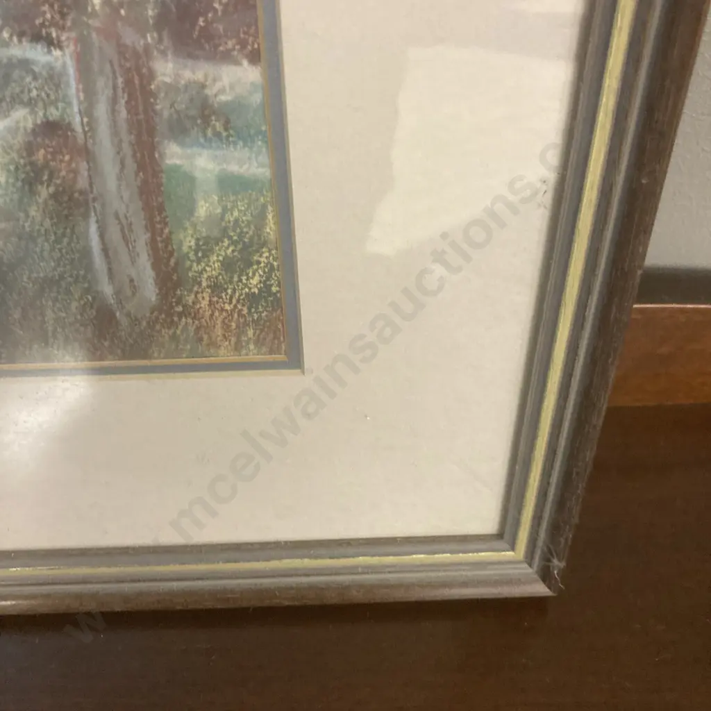 Framed Glazed Artwork of Fantails In The Bush, 52 x 41cm Image 1++