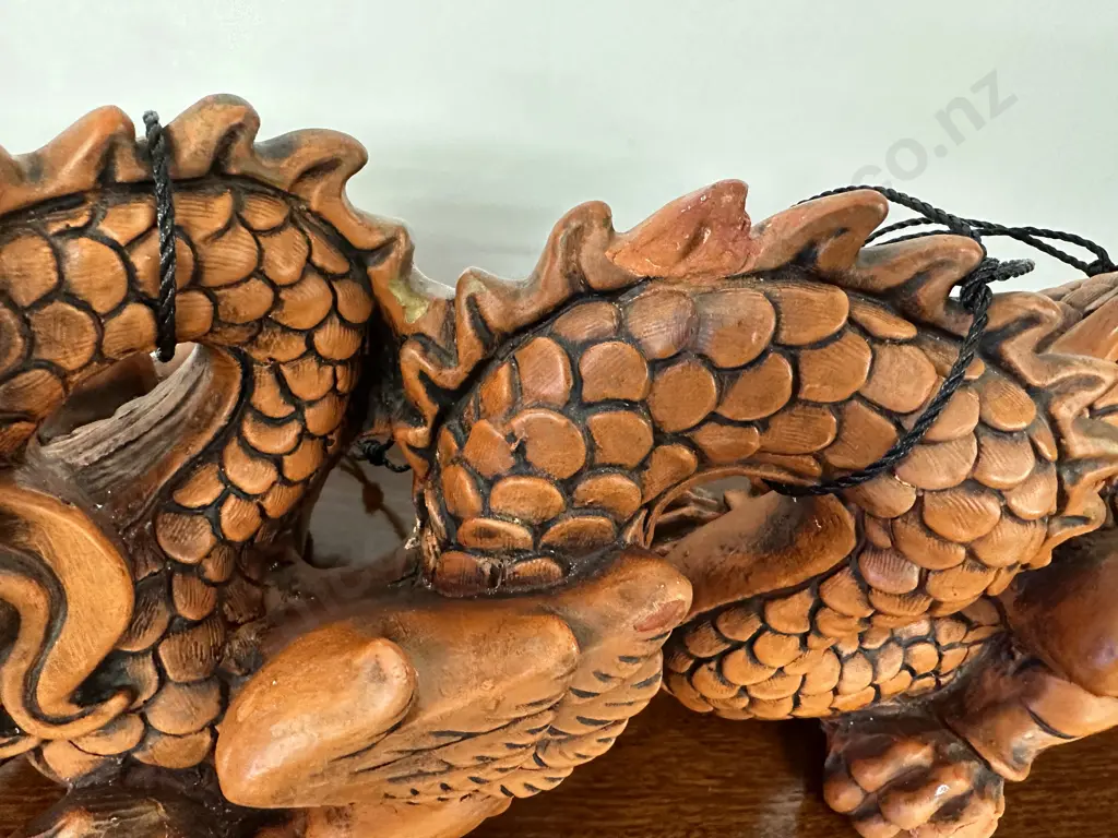 Large Chinese Dragon Sculpture L62cm. Image 1++