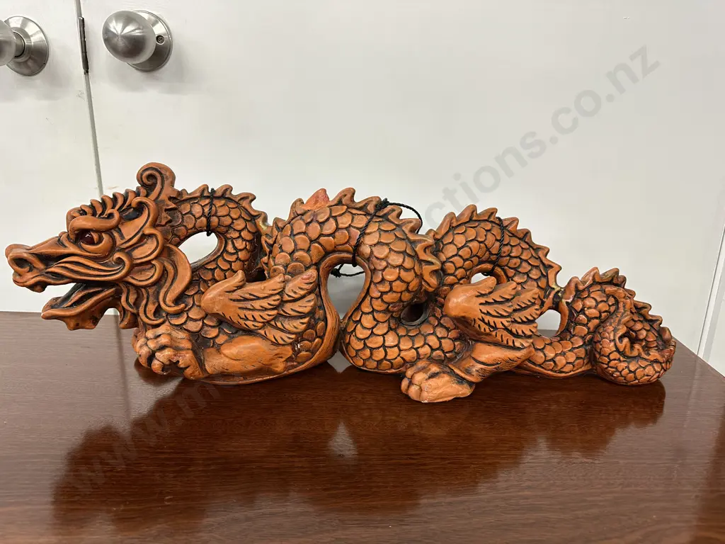 Large Chinese Dragon Sculpture L62cm. Image 1++