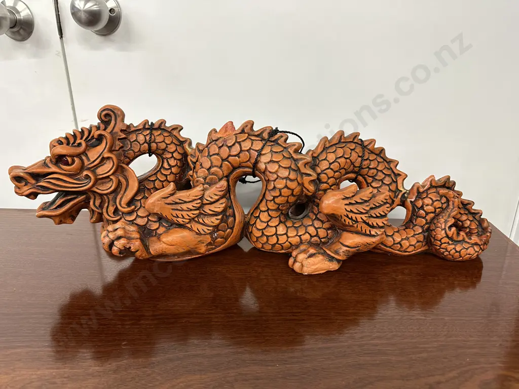 Large Chinese Dragon Sculpture L62cm. Image 1++