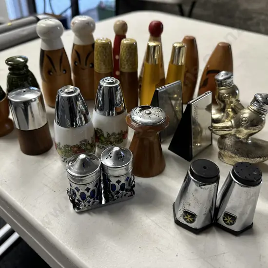 Selection Of Retro Salt & Pepper Shakers