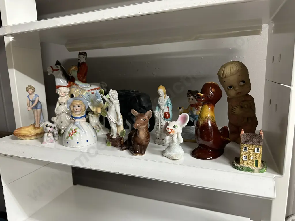 Selection Of Figurines Including Blue Mountain, Dreamland Creations Squeaky Doll Etc Image 1++