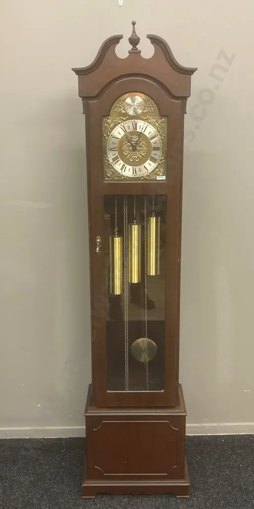 Tempus Fugit Longcase Grandfather Clock, H182cm Image 1++