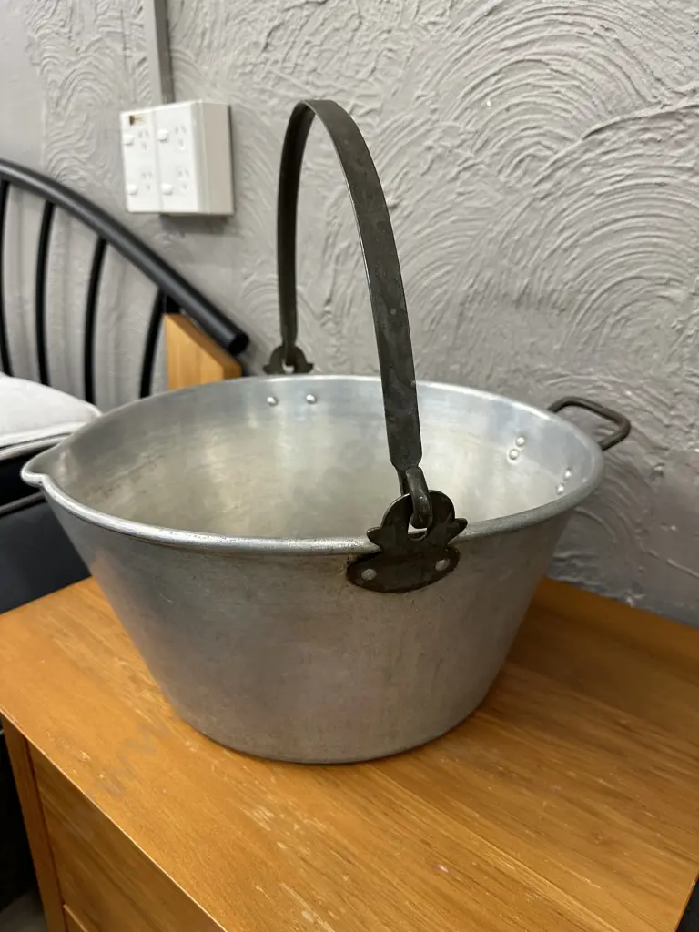Vintage Preserving Pan With Handles Image 1++