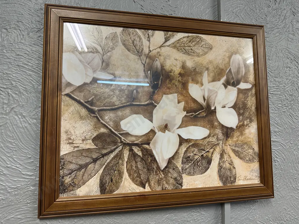 Wooden Framed Signed Print Image 1++