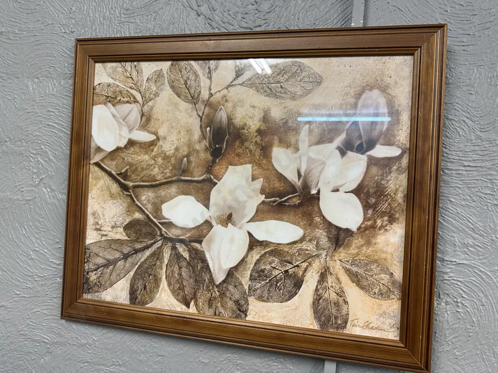 Wooden Framed Signed Print Image 1++