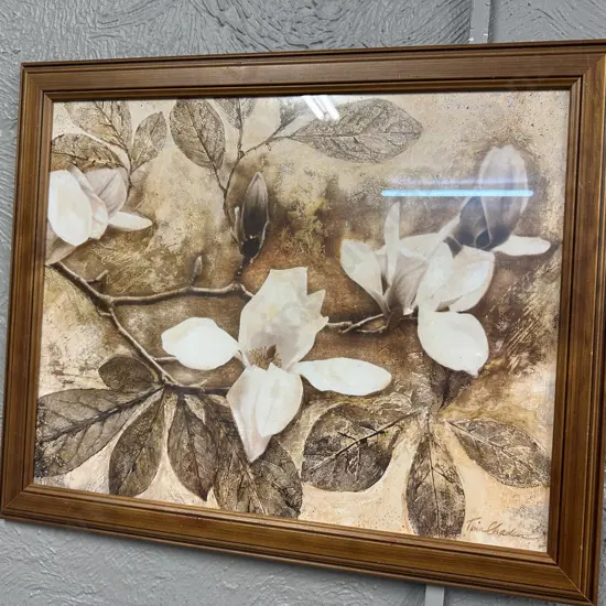 Wooden Framed Signed Print