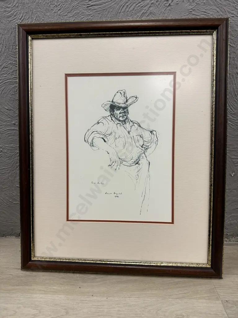 The Russell Drysdale "Tom Buller" Print 1976 No 215, 57 x 46cm Image 1++