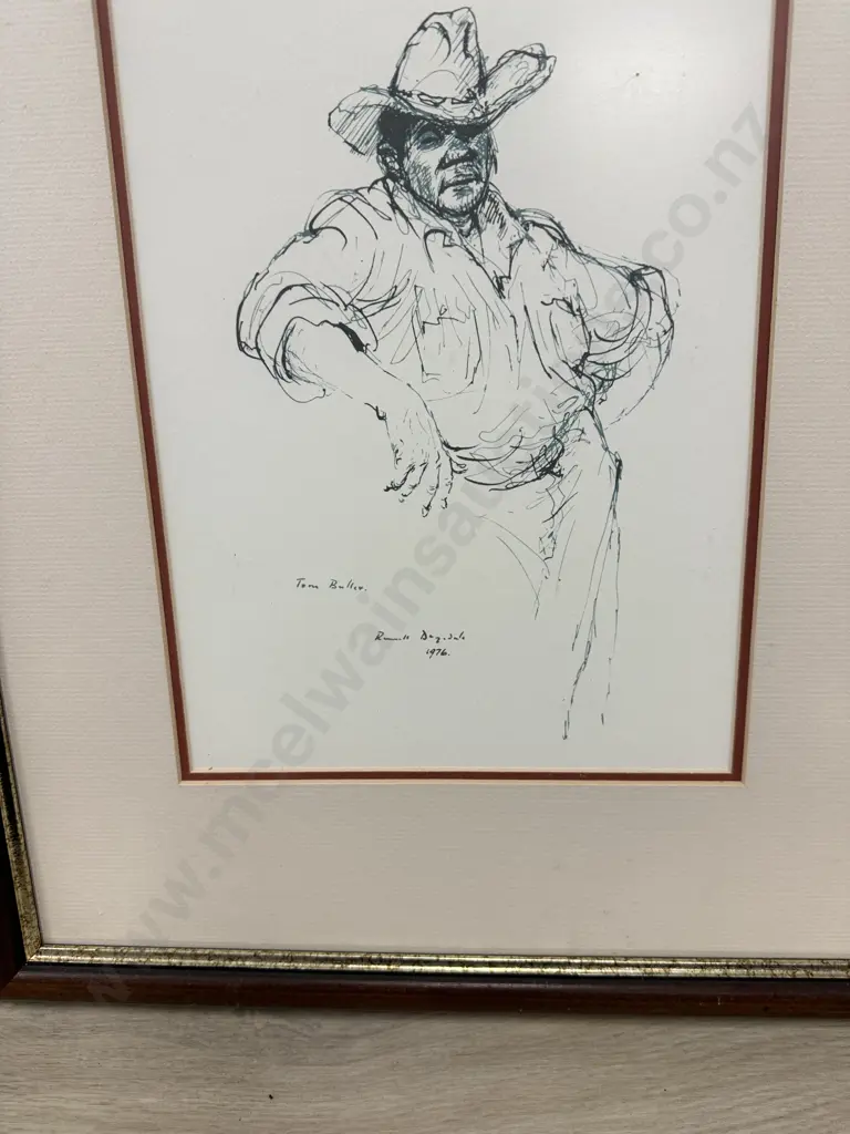 The Russell Drysdale "Tom Buller" Print 1976 No 215, 57 x 46cm Image 1++