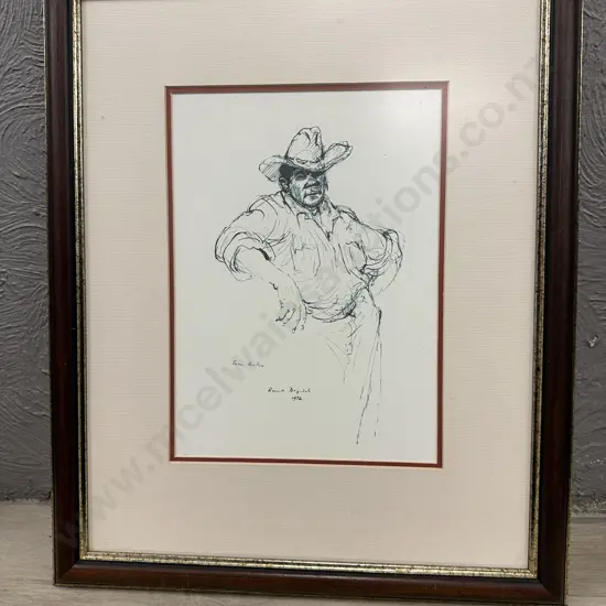 The Russell Drysdale "Tom Buller" Print 1976 No 215, 57 x 46cm